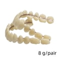thumbnail image 3 of Modelo de prótesis dental artificial de plástico de doble hilera, material didáctico oral, 3 of 5