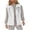 146#White, variant on Women Lapel Fuzzy Fleece Vest Casual Sleeveless Zip Up Jacket Travel Holiday Outerwear with Side Pockets Gray S