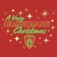 thumbnail image 2 of Women's Guardians of the Galaxy Holiday Special A Very Guardians Christmas  Racerback Tank Top Red Heather Large, 2 of 4