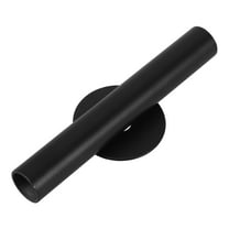 Clispeed Modern Black Metal Hanging Wall Vase Single Stem Flower Display for Wall Decor