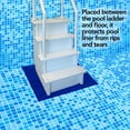 thumbnail image 6 of Resilia Stay-Put Pool Ladder Mat Protective Non-Slip Pad, Blue, 6 of 9