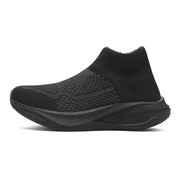Men's Sock Style Shoes Slip‑On Knit Upper Casual Sneakers with Layered Midsole for Daily Walking and Casual Everyday Activities