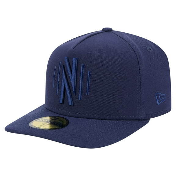 Men's New Era Navy Nashville SC Color Pack A-Frame 59FIFTY Fitted Hat