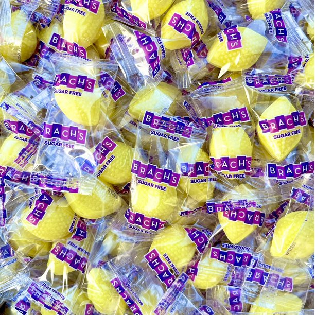 Brach's Sugar Free Lemon Drops Individually Wrapped Hard Candy Bulk