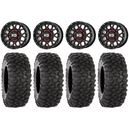 KS135 Grenade Black 15 Wheels 30 XC450 Tires Sportsman RZR Ranger KS135 Grenade Black 15 Wheels 30 XC450 Tires Sportsman RZR Ranger