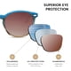 thumbnail image 5 of Gafas de sol DUCO Retro Round UV400 polarizadas para mujer y hombre, 5 of 6
