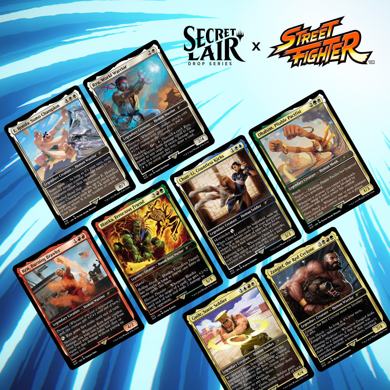 Magic: The Gathering TCG - Secret Lair x Street Fighter [Card Game, 2 Players]