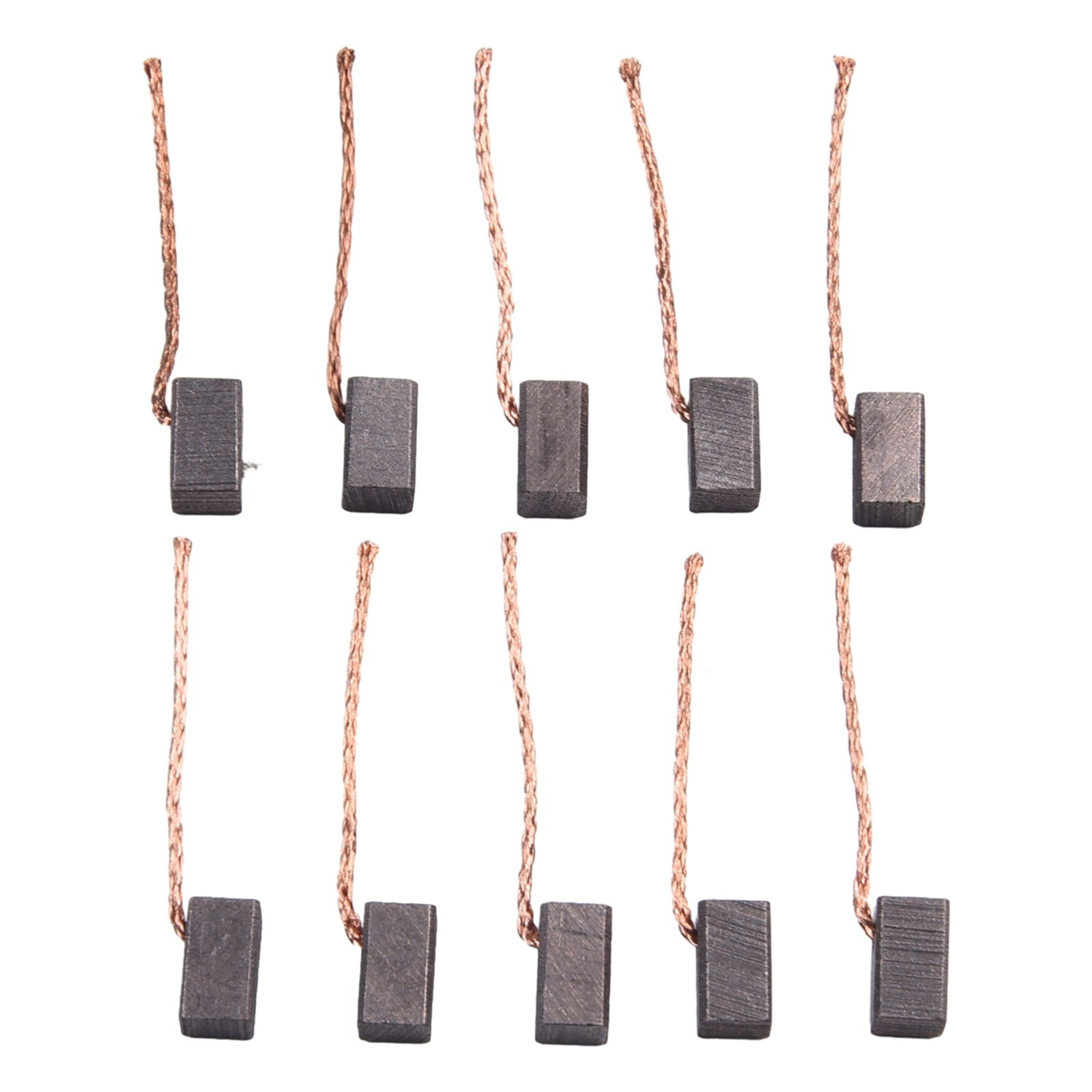 Lot De 8 Balais De Charbon 6x6x10 Mm Pour Moteur De Ventilateur Ou D'essuie-glace