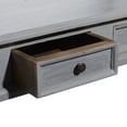 thumbnail image 5 of DecMode 30" x 59" Grey Mahogany Rustic Console Table, 5 of 12