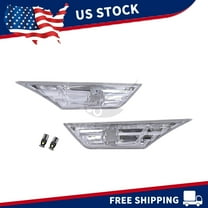 Clear LED Side Marker Lights Turn Signal lamp For 2016-2021 Honda Civic 2016 2017 2018 2019 2020 2021
