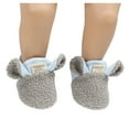 thumbnail image 3 of Infant Baby Boys Girls Cozy Fleece Booties Soft Bottom Warm Cartoon Socks Newborn Crib Shoes, 3 of 9