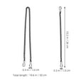 thumbnail image 2 of LITINKIMI 8Pcs Sturdy Black Hanging Chain with Hooks for Picture Hanging and Sign Display, 2 of 8