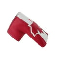 thumbnail image 4 of Golf Headcover Maple Leaf Styles PU Leather Soft Durable Golf Club Covers For Driver Fairway Hybrid Waterproof Protector Set 3, 4 of 6