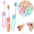 thumbnail image 3 of Sustainable Travel Toothbrush Set: 4-Pack Foldable, Ultra-Soft Bristles, Durable & Colorful Design – Compact, Lightweight for Business Trips, Camping & Outdoor Adventures, Eco-Friendly Reusable with, 3 of 6