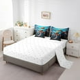 thumbnail image 3 of YST 3D Octopus 7-Piece Sea Animal Comforter Set, Full, 3 of 4
