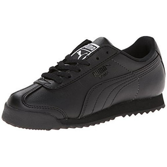 Big Kid's Puma Roma Basic Black/Black (354260 12) - 6.5