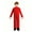 Red, variant on Farfi Christmas Onesie Costume for Kids Gingerbread Man/Santa/Green Elf Cosplay Outfit Unisex Plush Bodysuit for Halloween Christmas Carnival Festival(Green, S)