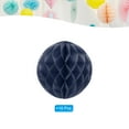 thumbnail image 3 of Uxcell Tissue Paper Pom Poms Flower Balls, Party Hanging Paper Flower Balls Decoration for Birthday Wedding Home Decor Deep Blue 12, 3 of 6