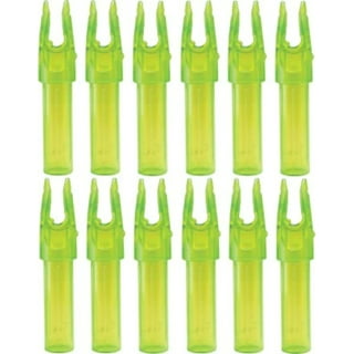 6PCS X Lighted Nocks for Arrows with .204 .233 .244 .246 Inside Diameter  with H, S, GT Bushings High-Visibility LED Arrow Nocks, ON/Off Switch