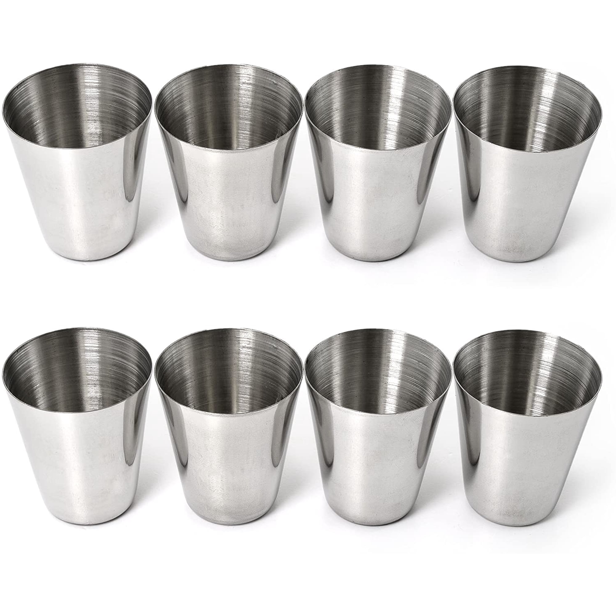 1.5oz Ridged Stainless Steel Shot Glass Small Case (12 Units) – The 1.5oz Ridged Stainless Steel Shot Glass Small Case (12 Units) – The