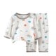 thumbnail image 1 of Odeerbi 6M-12Y Niños Niñas Pijamas de Verano de Algodón de Manga Larga Conjunto de Pantalones de Impresión Suave Ropa de Dormir Ligero Transpirable Conjunto de Pijama, 1 of 3