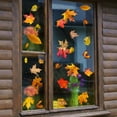 thumbnail image 2 of Autumn Maple Leaf Butterfly Glass Sticker Decoration Pvc Material 40Cm*30Cm, 2 of 8