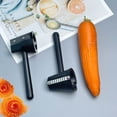 thumbnail image 6 of Gnmfd Rotary Funnel Flower Cutter Vegetable Spiral Slicer, Carrot Cucumber Curler Tool for Salad Decoration, ABS Stainless Steel Kitchen Gadget for Garnish Plating, 6 of 9