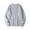 Gray, variant on Men's Casual Sweater Solid Color Textured Knit Pullover Fall Winter Warm Tops Loose Fit Crewneck Sweatshirts (XL, White)
