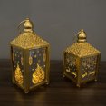 thumbnail image 2 of Classic Lantern Lamp Decorative Fantastic Clear Printing LED Wind Lantern Home Decor, 2 of 7