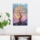 thumbnail image 2 of Letreros metálicos de hojalata con diseño de Árbol de la Vida Celestial, color azul claro y rosa, 8 x 12 pulgadas, 2 of 8