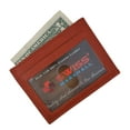 thumbnail image 5 of Swiss Marshal Slim Thin ID Credit Card Money Holder Genuine Leather Wallet SM-P270, 5 of 41