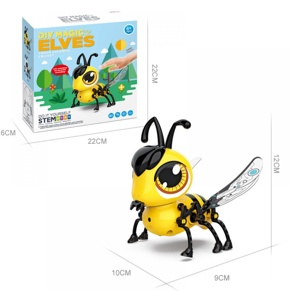 Tipmant Kids RC Honey Bee Toy Infrared Remote Control Car Vehicle Electric Animal Fake Insect