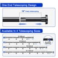 thumbnail image 4 of TITGIPE No Drill Spring Tension Shower Curtain Rod - 32-80" Adjustable, Rust-Resistant Stainless Steel, Anti-Skid Design for Bathroom/Closet, 4 of 8