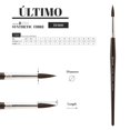 thumbnail image 3 of Pincel Escoda Ultimo 1525 sintético imitación ardilla redondo 0, 3 of 6