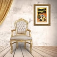 thumbnail image 3 of Vintage Vices 23x32 Gold Ornate Wood Framed with Double Matting Museum Art Print Titled - Vintage Vices: French Follies, 3 of 4