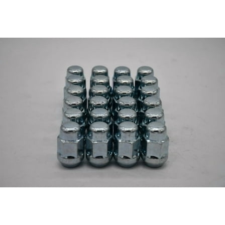 Set 24 12mm x 1.5 Ball Seat Zinc 3/4" Hex Lug Nuts for Honda Wheels M12-1.5