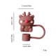 thumbnail image 3 of Tapas Paja Navideñas PVC 10 Mm para 30/40 Oz (alce), 3 of 3