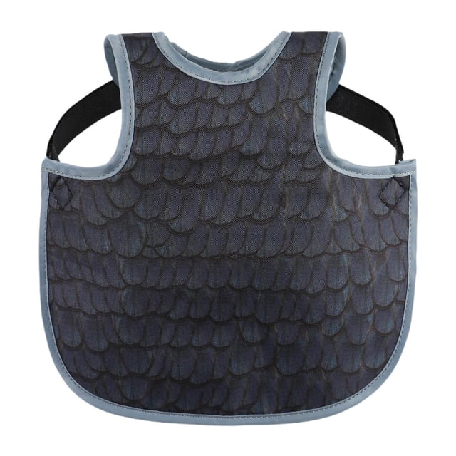 Protector de espalda para silla de montar de pollo, impermeable, con correa, cálido delantal de gallina, funda protectora para granjas, gallineros de Azul profundo