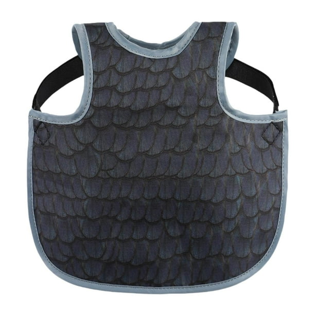 Protector de espalda para silla de montar de pollo, impermeable, con correa, cálido delantal de gallina, funda protectora para granjas, gallineros de Azul profundo