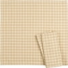 Better Homes and Gardens Placemats in Gingam Butter Pecan, Set of 6