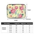 thumbnail image 3 of beautiful pattern red roses 17 inch Portable Laptop Sleeve Compatible with MacBook Air Notebook Computer Case for Men Women College School Students, 3 of 7