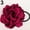 Wine Red, variant on batmeuy Hair Band Rope Camellia Flower Ponytail Holder Scrunchie Hairband Accessory