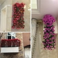 thumbnail image 2 of JeashCHAT Hanging Flowers , Artificial Violet Hanging Plant Fake Silk Orchid for Wall Home Garden Patio Outdoor Wedding Decoration (Hot Pink), 2 of 3