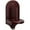 Mahogany, variant on GSE Games & Sports Expert Billiard Wall Mounted Wood Cone Chalk Holder, Billiards Pool Chalk Accessories - Black