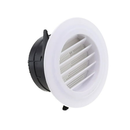 

Duct Vents Round Louvered Vents Interior ABS Grille Ventilation Wall Vent Covers