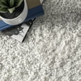 thumbnail image 6 of nuLOOM Kara Solid Shag Ivory 6' 7" x 9' Casual Area Rug, 6 of 9