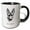 Black/White, variant on 3drose, Cute German Shepherd Dog Portrait. a Gift for Dog and Breed Lovers, 11oz Mug