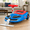 Blue&Red, variant on LIGIANT 12V Electric Wiggle Ride-On Car for Kids,Riding with Cleaning Function, 2 Speeds, Bluetooth Music, LED Lights, Suspension System