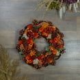 thumbnail image 2 of Northlight Autumn Harvest Hydrangea and Pine Cone Artificial Thanksgiving Wreath - 13-Inch, Unlit, 2 of 3
