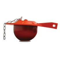 Keeney K833-3 Toilet Tank Flapper, Rubber/Vinyl, Red, For: 3 in Flush Valves